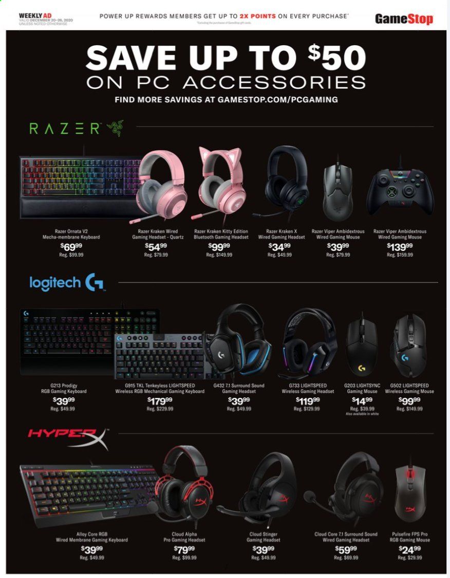 GameStop Weekly Ad Flyer December 20 to December 26