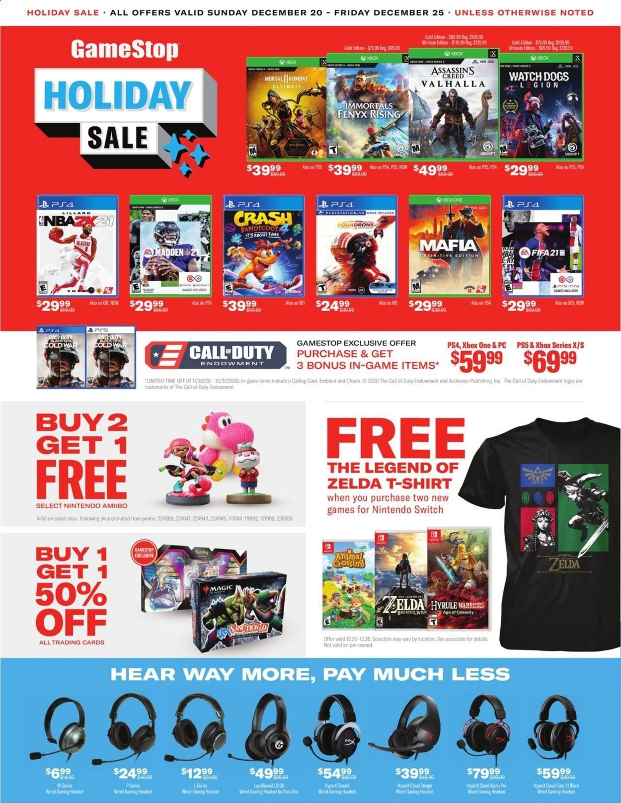 GameStop Weekly Ad Flyer December 20 to December 25