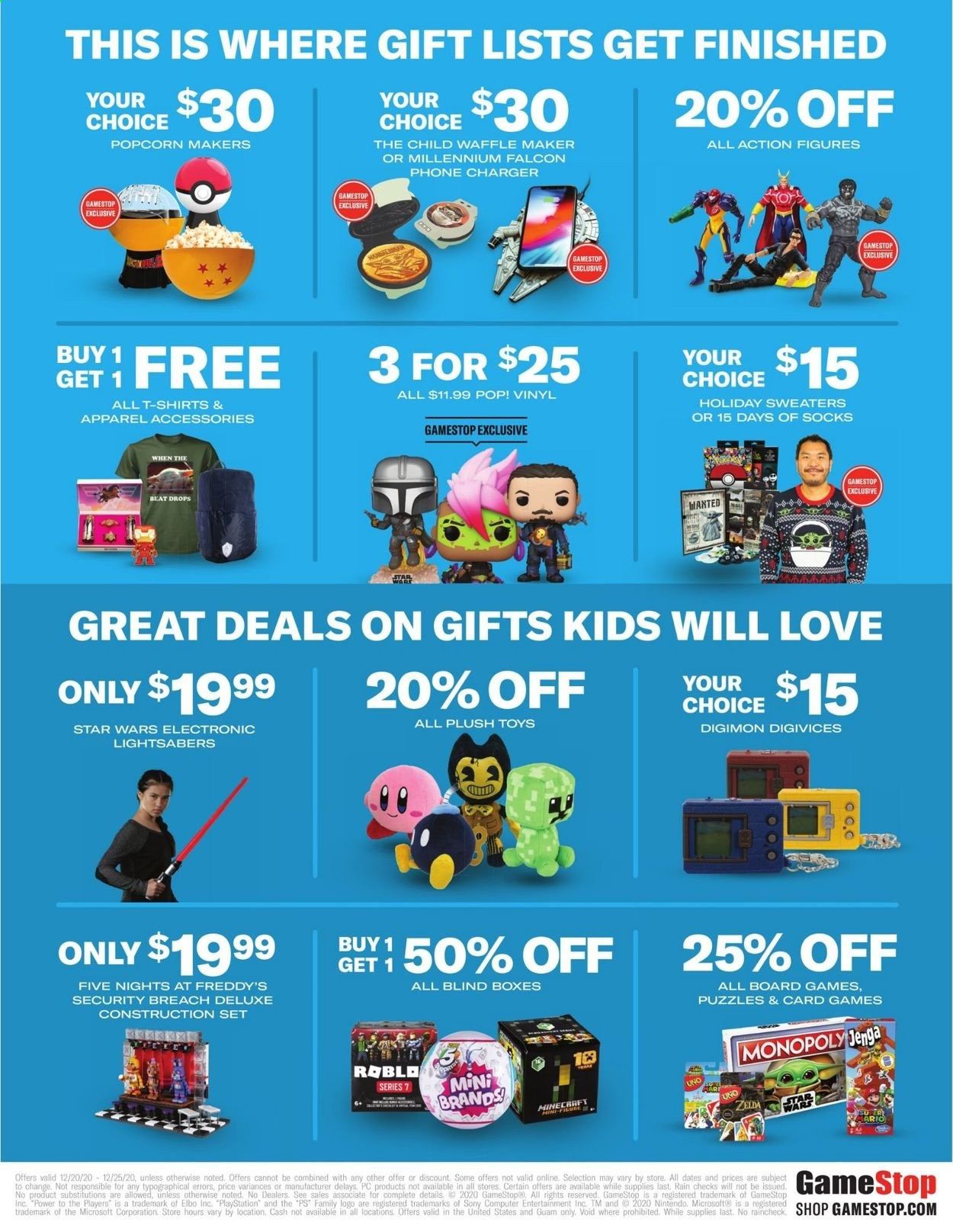 GameStop Weekly Ad Flyer December 20 to December 25