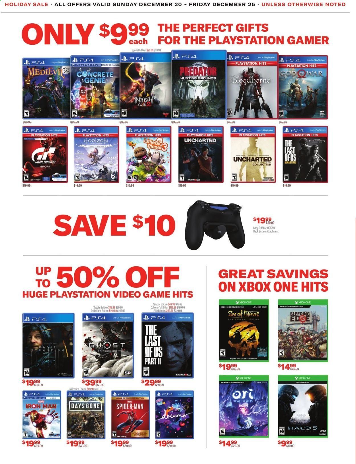 GameStop Weekly Ad Flyer December 20 to December 25