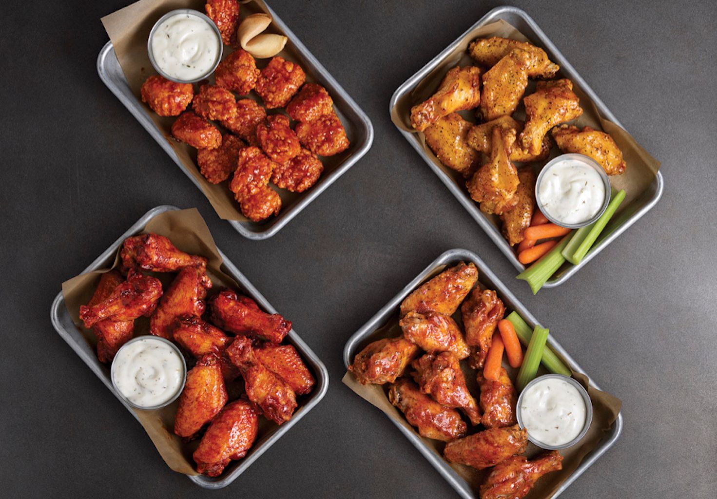 Buffalo Wild Wings Launches 4 New Chicken Wing Sauces: Lemon Pepper, Pizza, Orange Chicken & More Buffalo Wild Wings Launches 4 New Chicken Wing Sauces: Lemon Pepper, Pizza, Orange Chicken & More