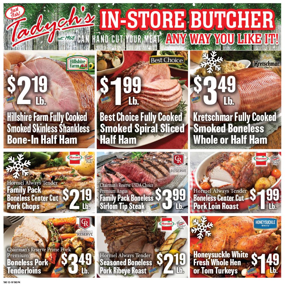 Tadych's Holiday Weekly Ad Flyer December 21 to December 27, 2020
