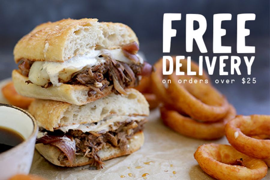 The Lazy Dog Restaurant & Bar Offers Customers Free Delivery on Orders Over $25 The Lazy Dog Restaurant & Bar Offers Customers Free Delivery on Orders Over $25