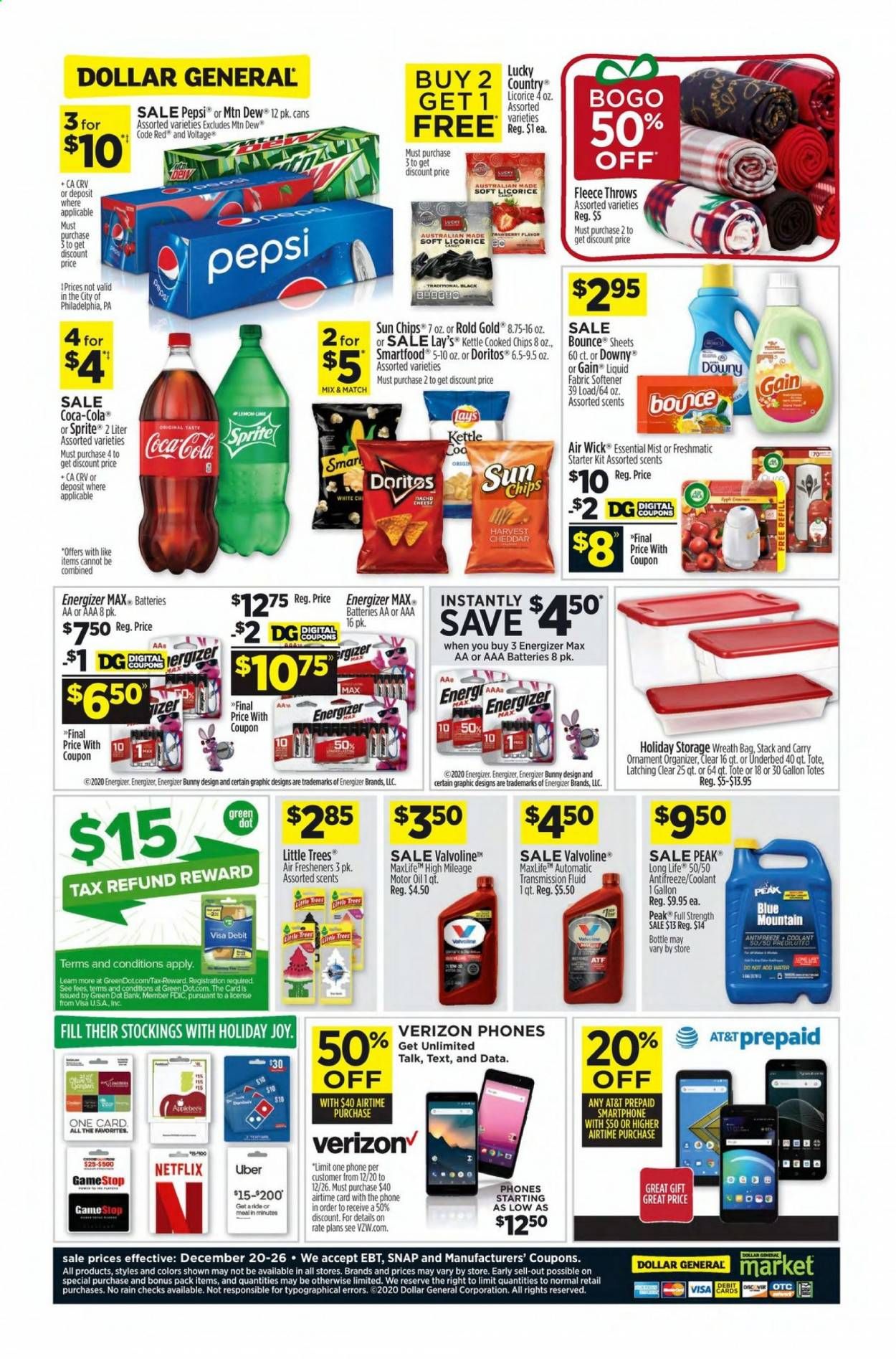 Dollar General (SC) Weekly Ad Flyer December 20 to December 26