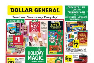 Dollar General (MS) Weekly Ad Flyer December 20 to December 26