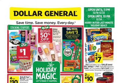 Dollar General (TX) Weekly Ad Flyer December 20 to December 26