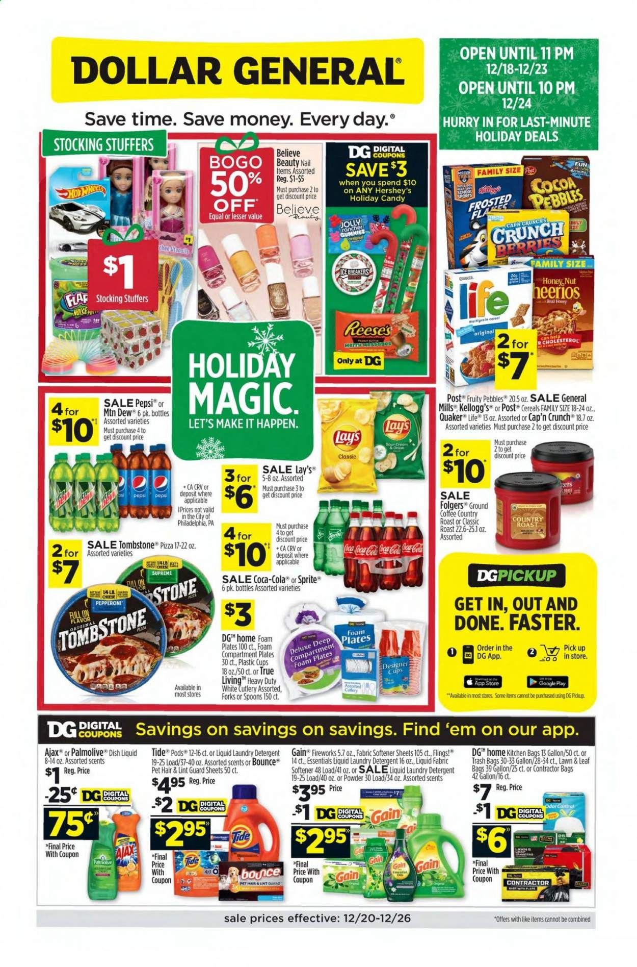 Dollar General (LA) Weekly Ad Flyer December 20 to December 26