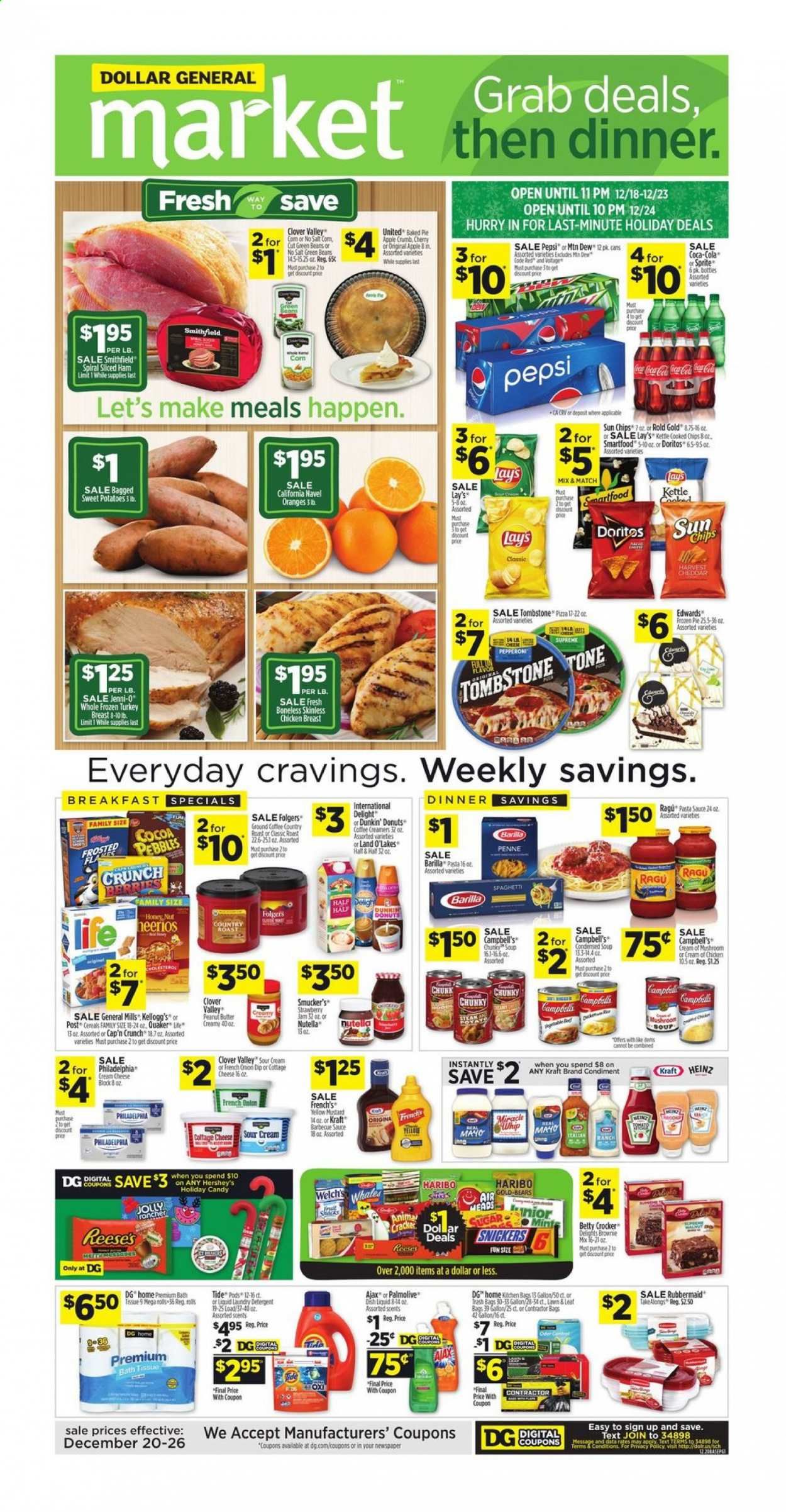 Dollar General (IN, OH) Weekly Ad Flyer December 20 to December 26