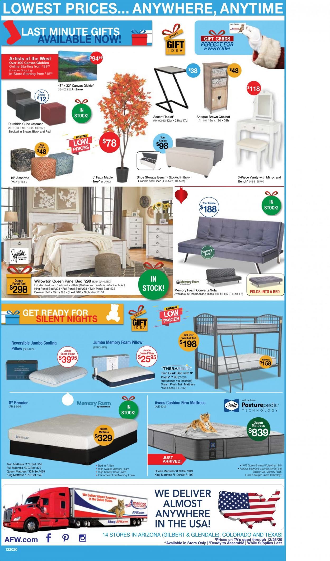 American Furniture Warehouse (AZ) Weekly Ad Flyer December 20 to December 26