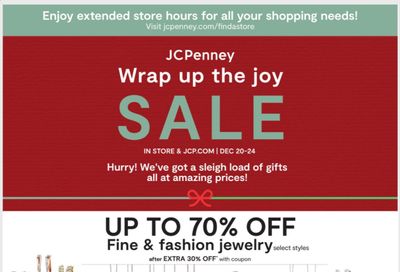 JCPenney Weekly Ad Flyer December 20 to December 24