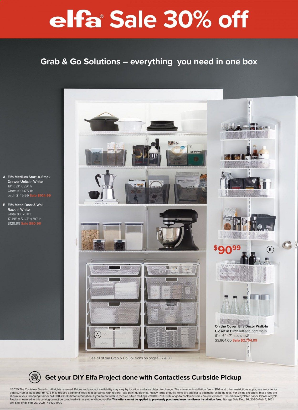 The Container Store Weekly Ad Flyer December 26 to February 23