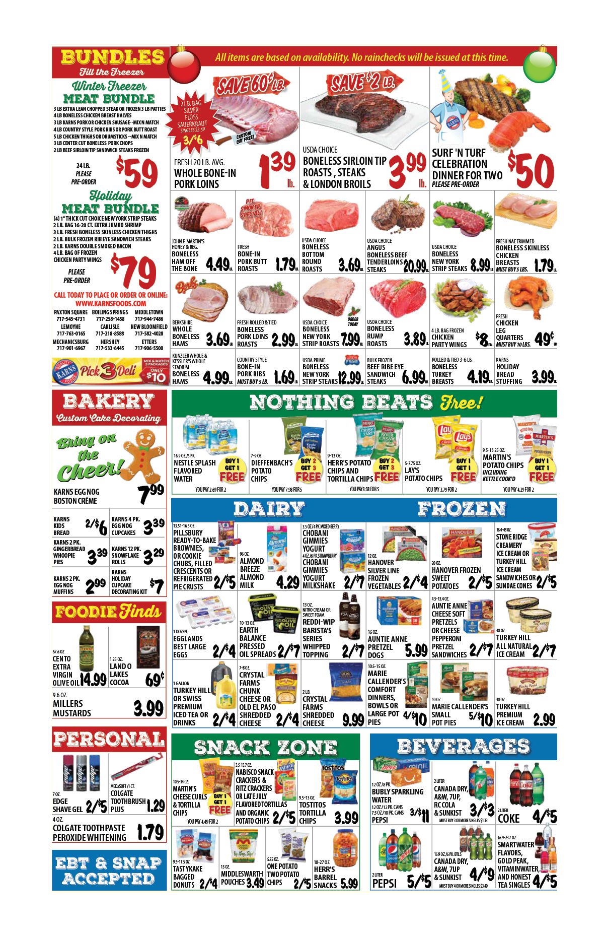 Karns Quality Foods Holiday Weekly Ad Flyer December 22 to December 28, 2020