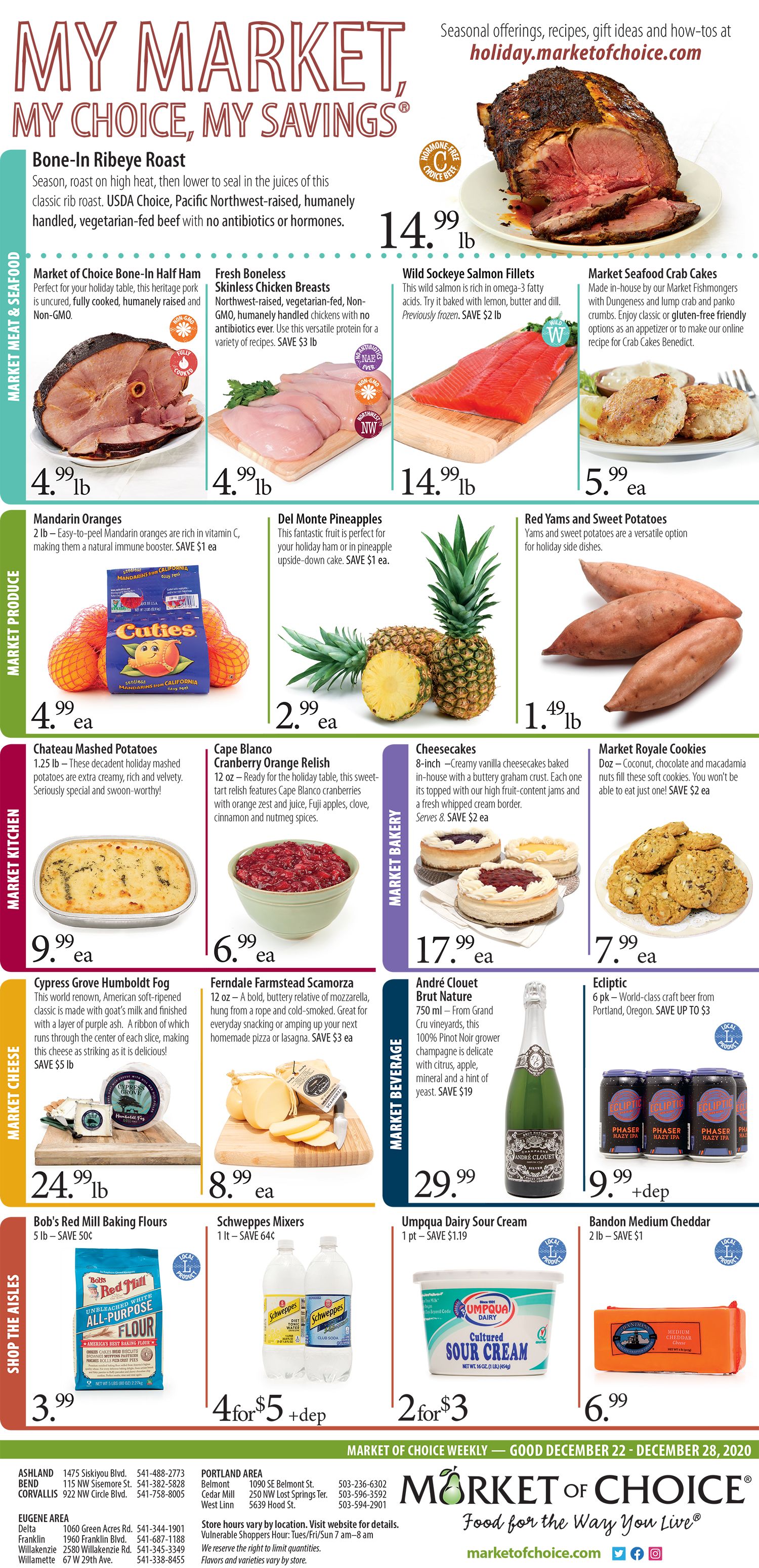 Market Of Choice Holiday Weekly Ad Flyer December 22 to December 28, 2020