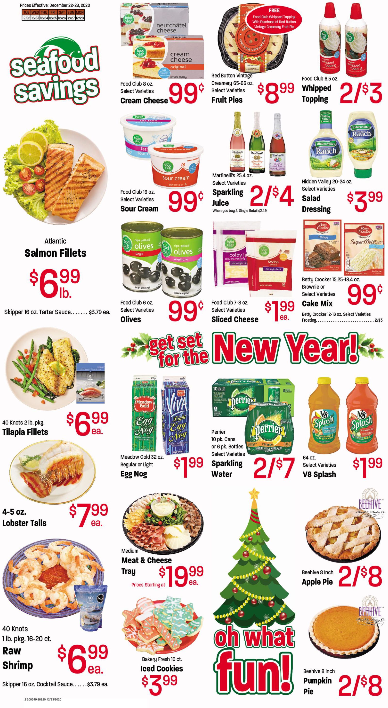 Ridley's Holiday Weekly Ad Flyer December 22 to December 28, 2020