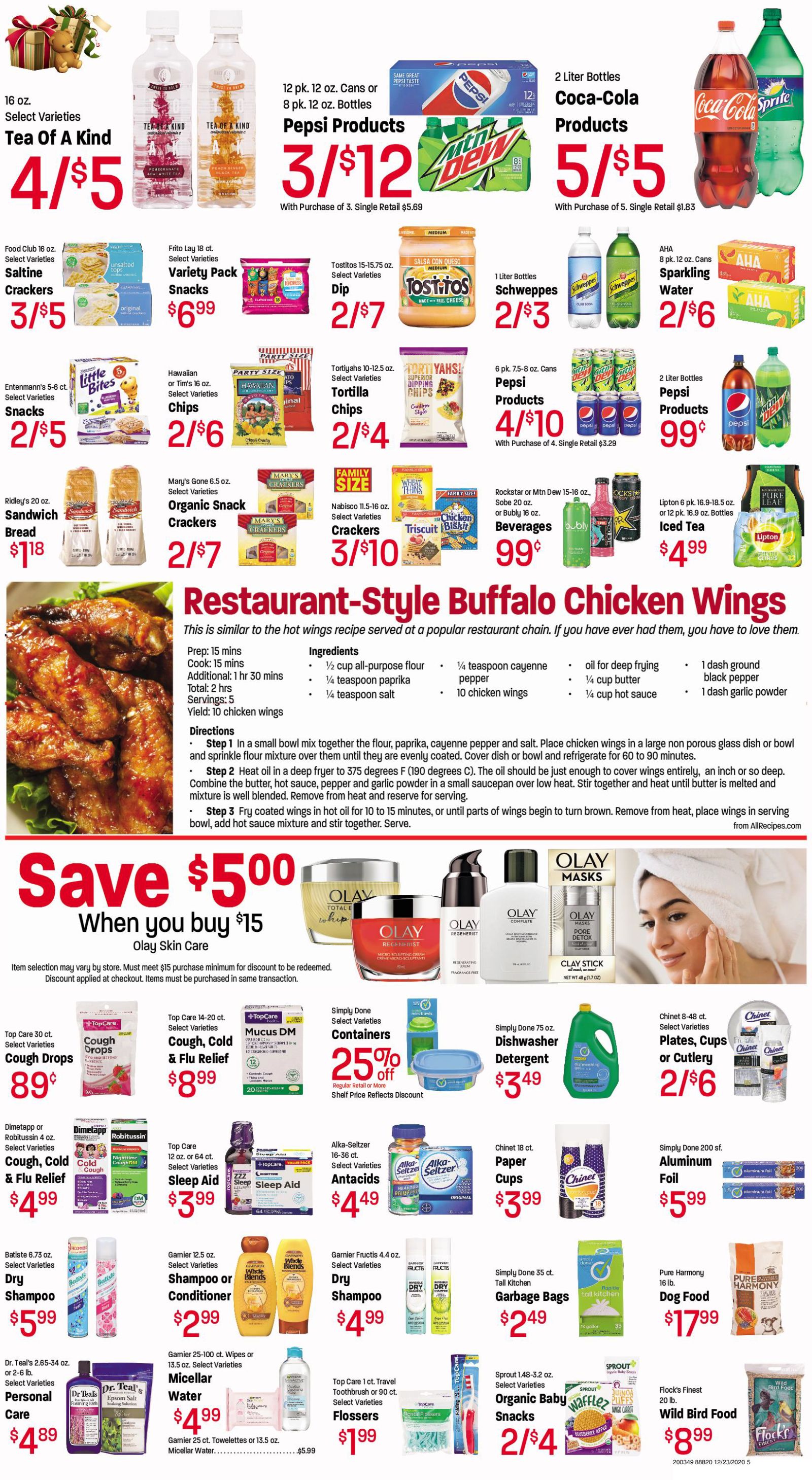 Ridley's Holiday Weekly Ad Flyer December 22 to December 28, 2020