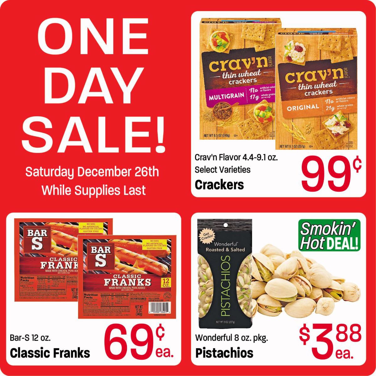 Ridley's Holiday Weekly Ad Flyer December 22 to December 28, 2020