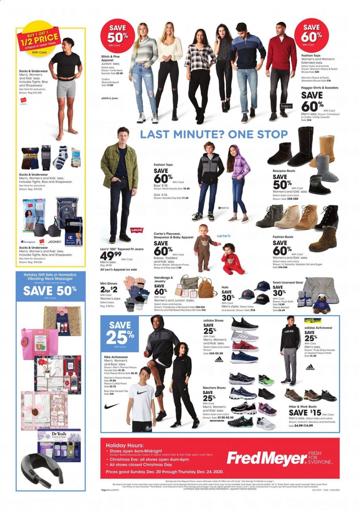 Fred Meyer (DC, DE, NJ, NY, PA, VA) Weekly Ad Flyer December 20 to December 24