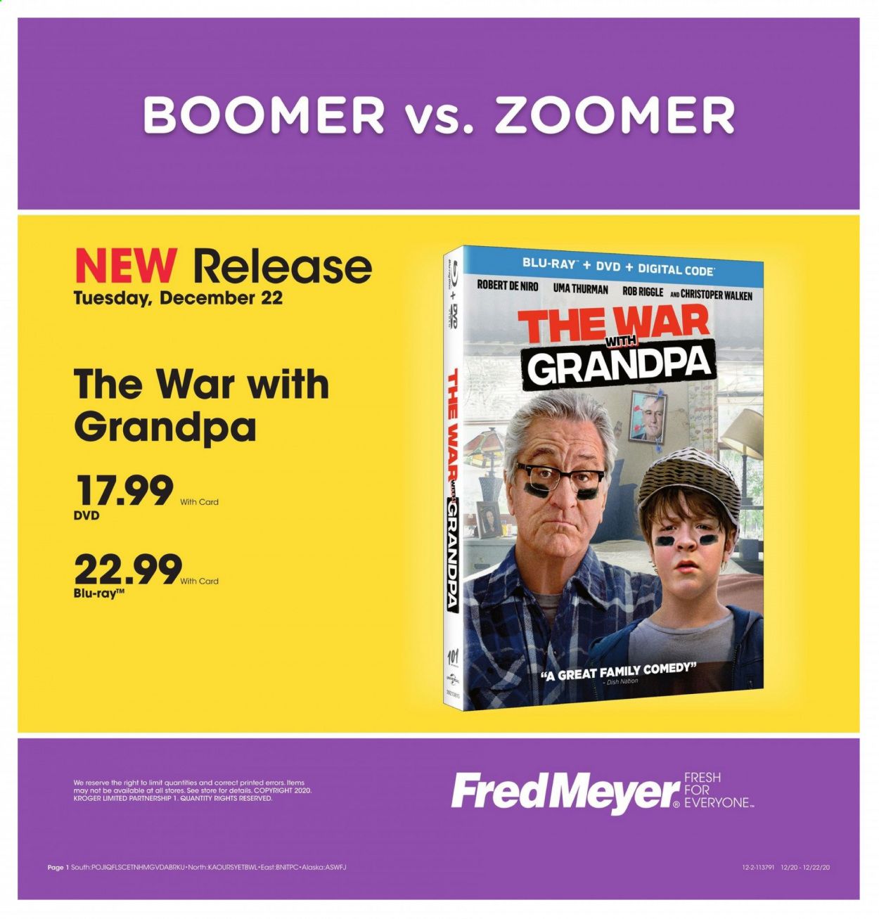 Fred Meyer Weekly Ad Flyer December 22 to December 22