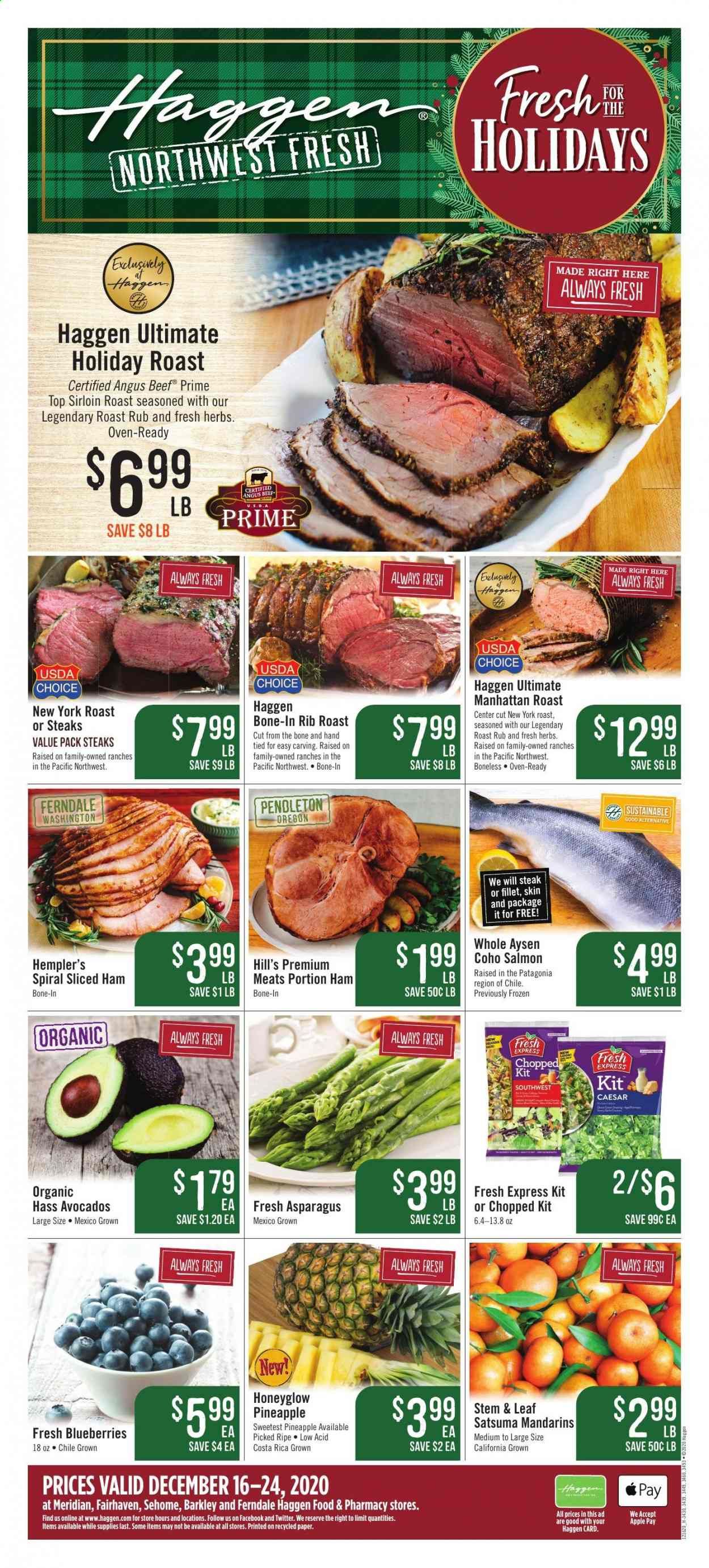 Haggen Weekly Ad Flyer December 16 to December 24