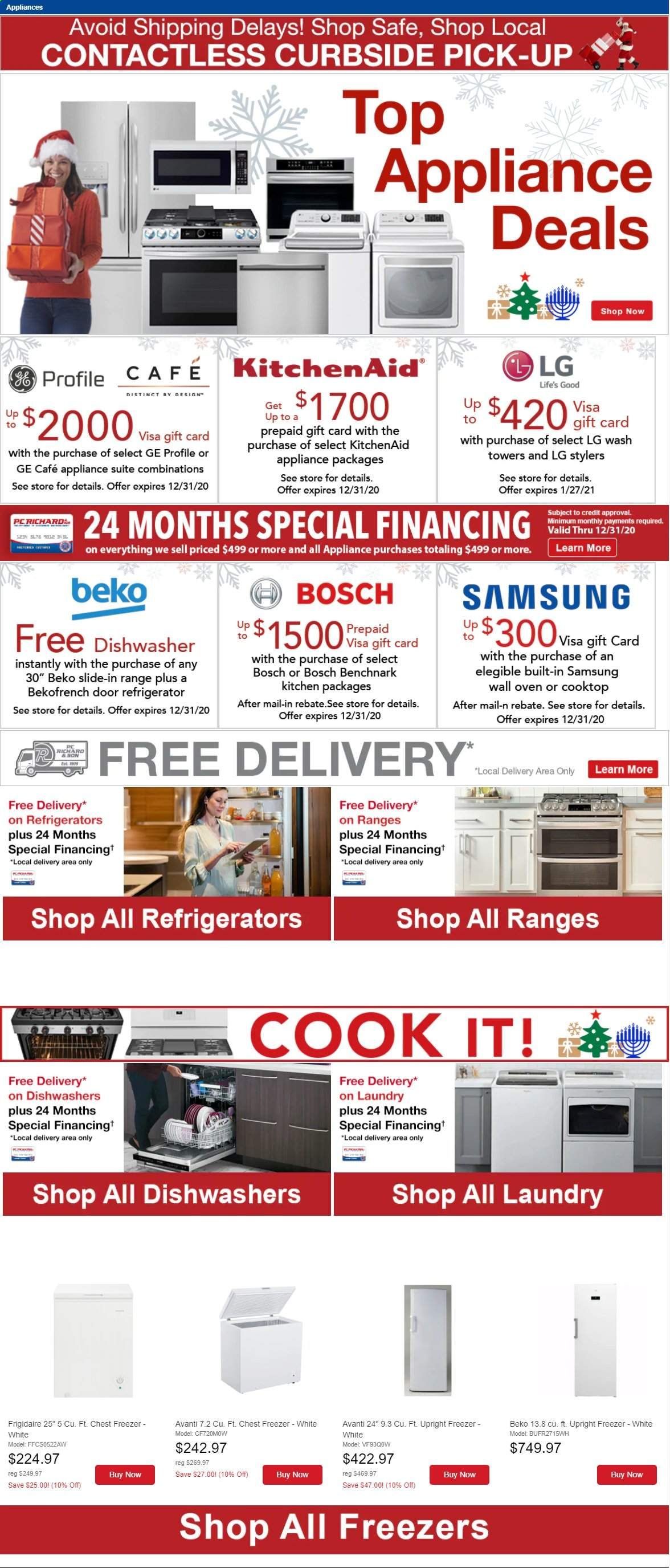 P.C. Richard & Son Weekly Ad Flyer December 22 to December 29