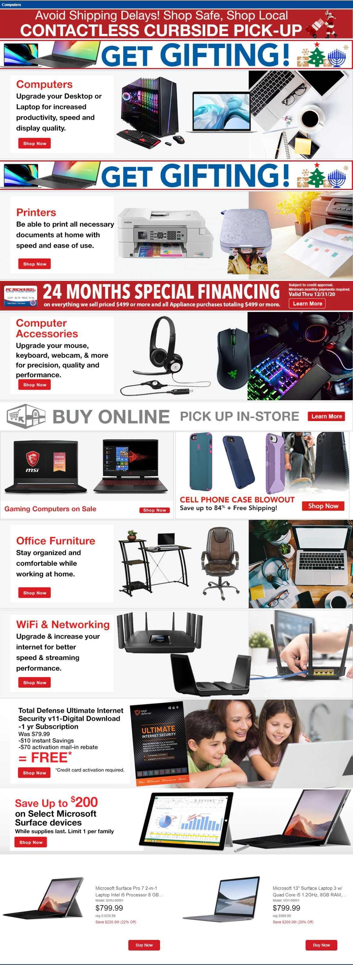P.C. Richard & Son Weekly Ad Flyer December 22 to December 29