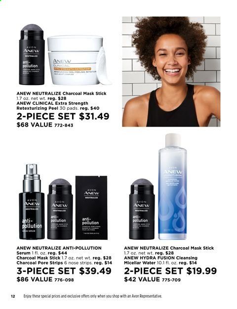 Avon Weekly Ad Flyer December 22 to January 4