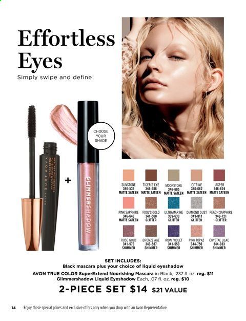 Avon Weekly Ad Flyer December 22 to January 4