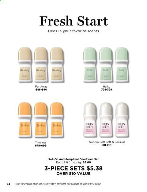 Avon Weekly Ad Flyer December 22 to January 4
