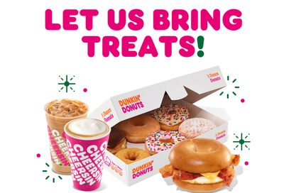 DD Rewards Members at Dunkin' Donuts will Receive $5 Off their Next $15+ Order with DoorDash