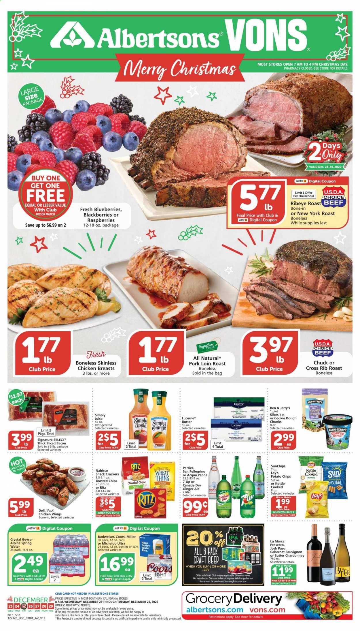 Vons (CA, NV) Weekly Ad Flyer December 23 to December 29
