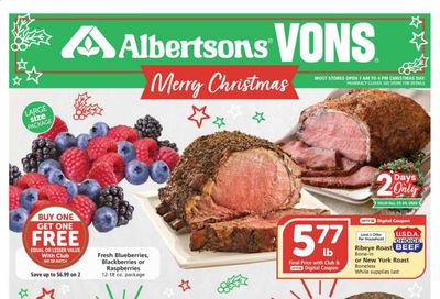 Vons (CA, NV) Weekly Ad Flyer December 23 to December 29