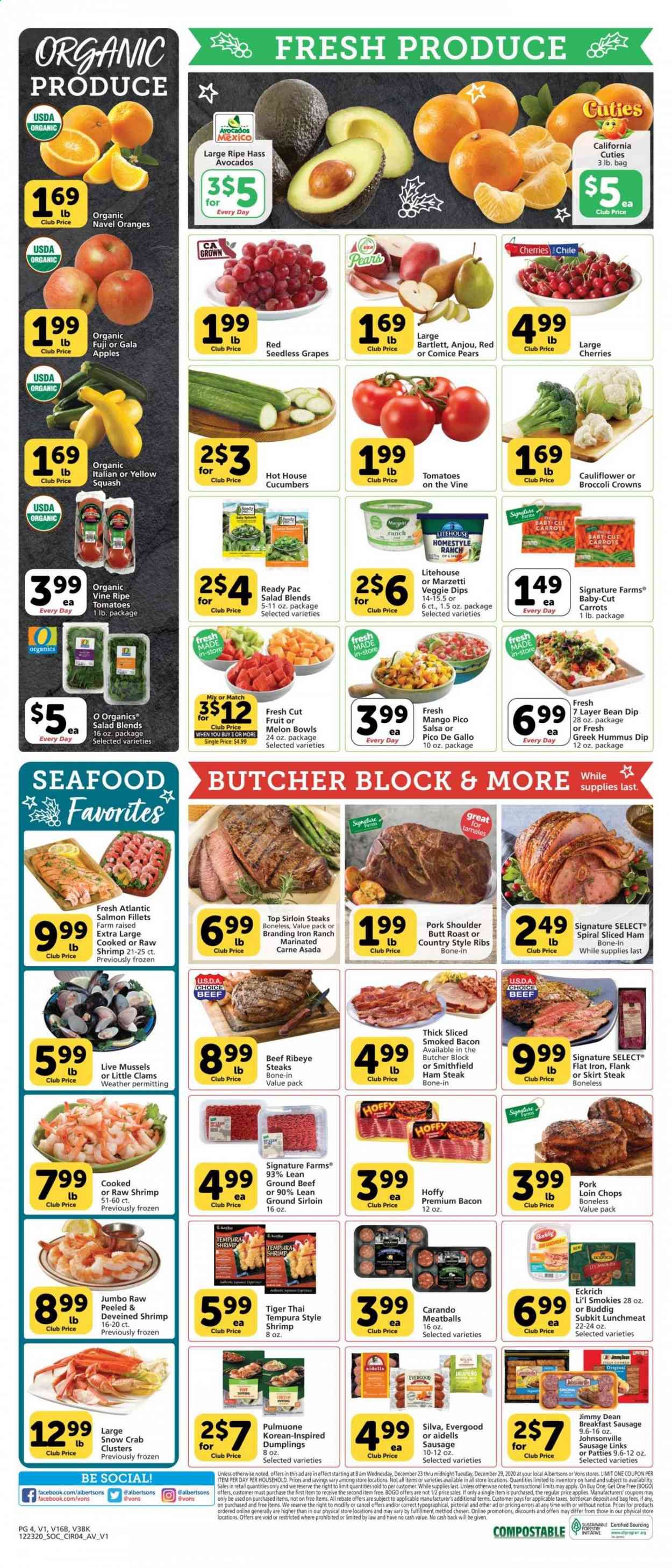 Vons (CA, NV) Weekly Ad Flyer December 23 to December 29