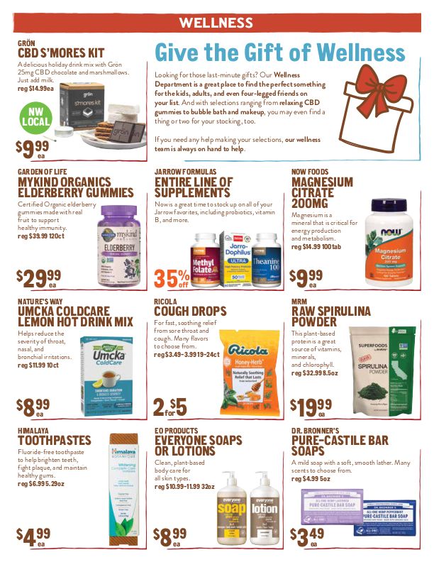 New Seasons Market (OR) Holiday Weekly Ad Flyer December 23 to December 29, 2020