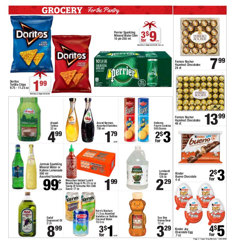 Super King Markets Holiday Weekly Ad Flyer December 23 to December 29, 2020