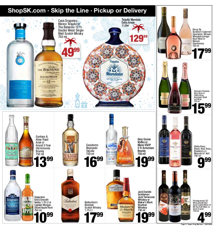 Super King Markets Holiday Weekly Ad Flyer December 23 to December 29, 2020