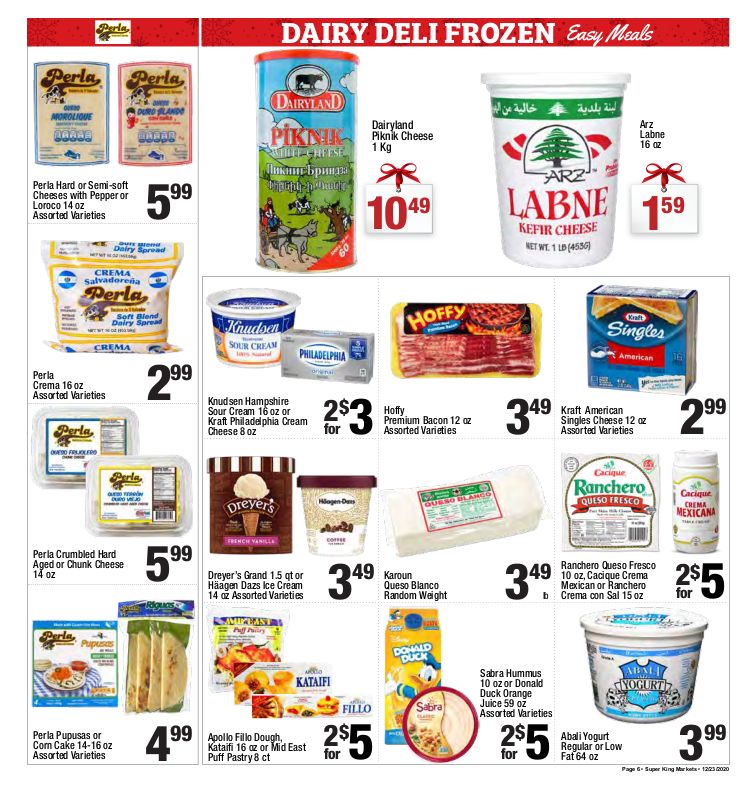 Super King Markets Holiday Weekly Ad Flyer December 23 to December 29, 2020