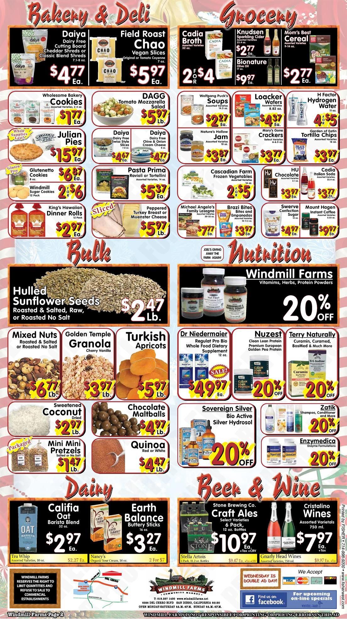 Windmill Farms Holiday Weekly Ad Flyer December 16 to December 29, 2020