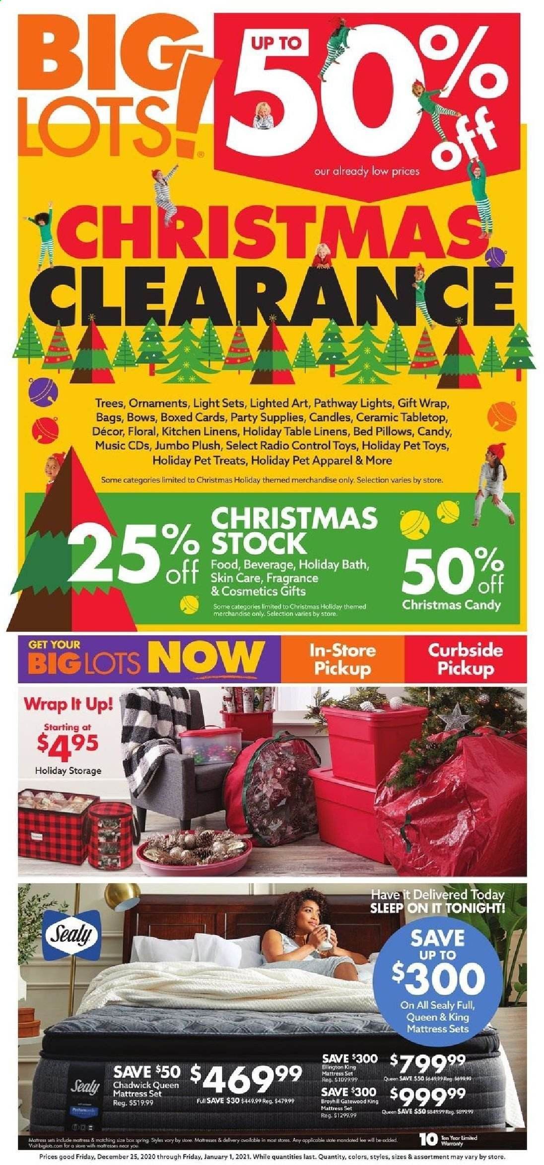 Big Lots Weekly Ad Flyer December 25 to January 1