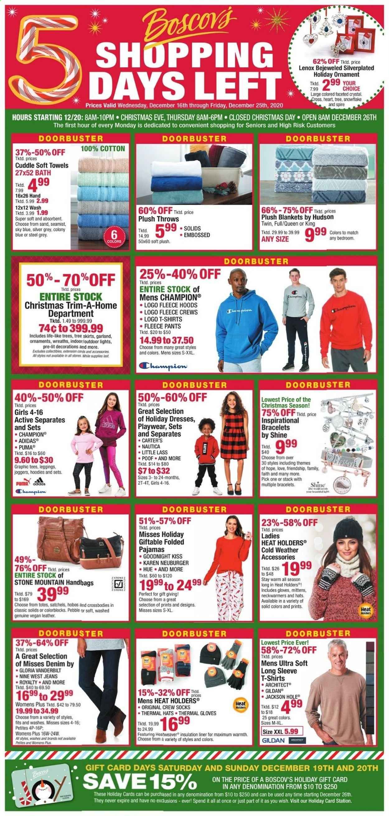 Boscov's Weekly Ad Flyer December 20 to December 25