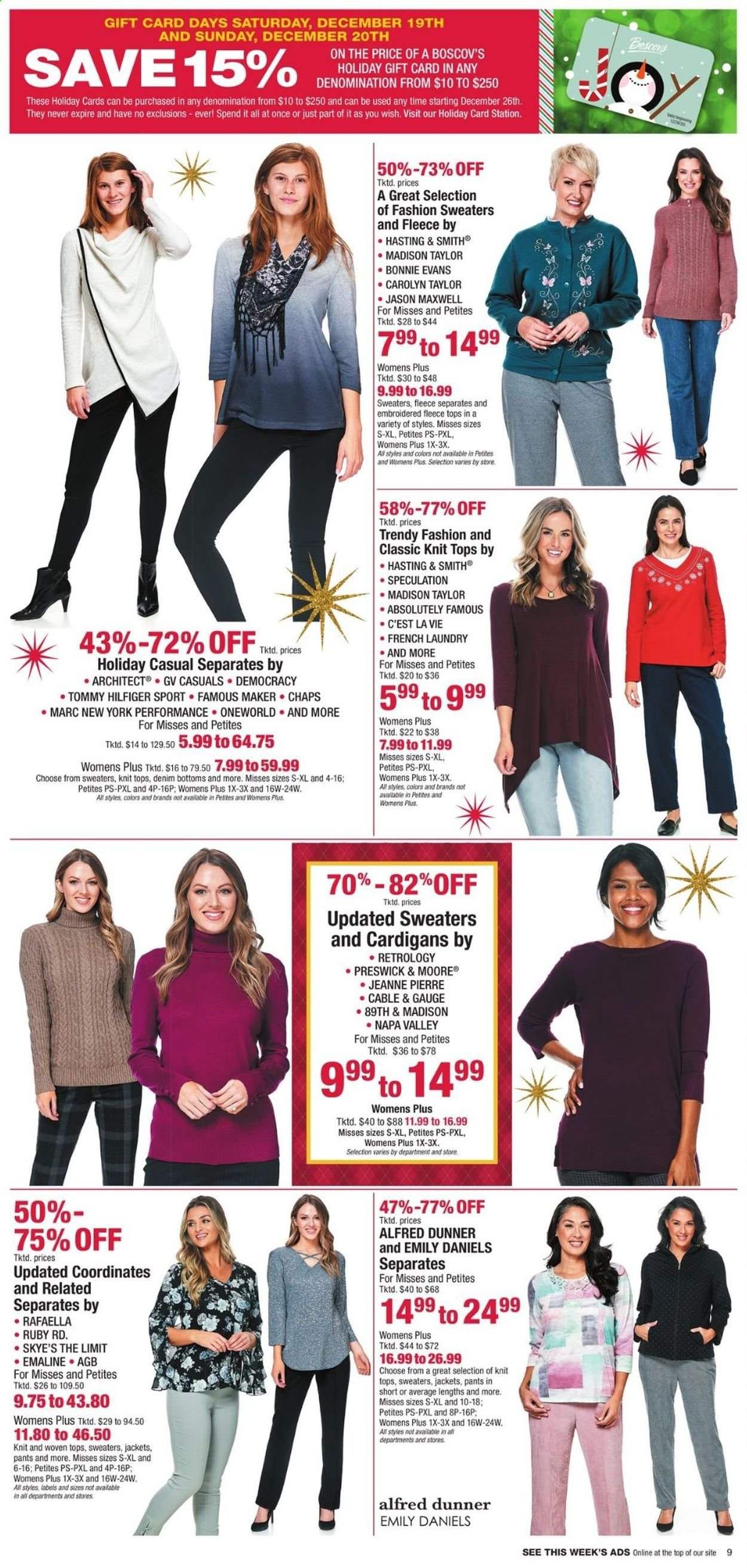 Boscov's Weekly Ad Flyer December 20 to December 25