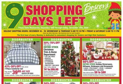 Boscov's Weekly Ad Flyer December 16 to December 25