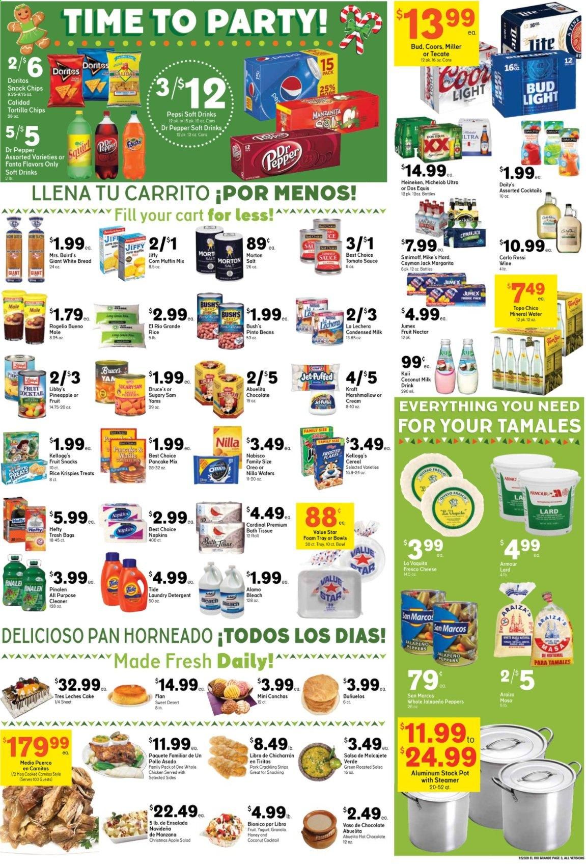 El Rio Grande (10, 21, 25, 30, 34, 53, 90) Weekly Ad Flyer December 23 to December 29