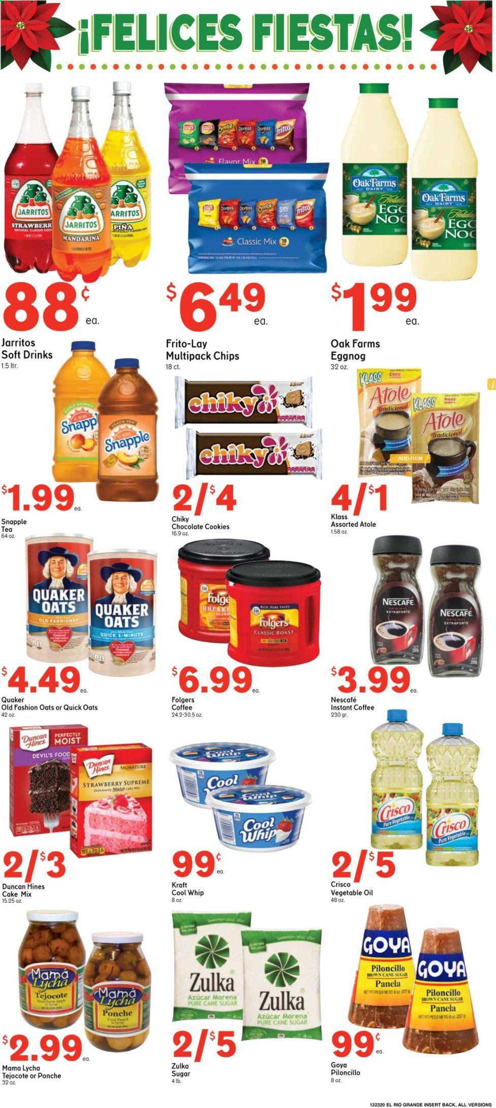 El Rio Grande (10, 21, 25, 30, 34, 53, 90) Weekly Ad Flyer December 23 to December 29
