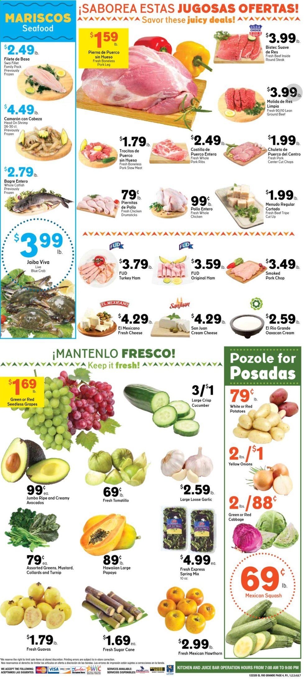 El Rio Grande (10, 21, 25, 30, 34, 53, 90) Weekly Ad Flyer December 23 to December 29