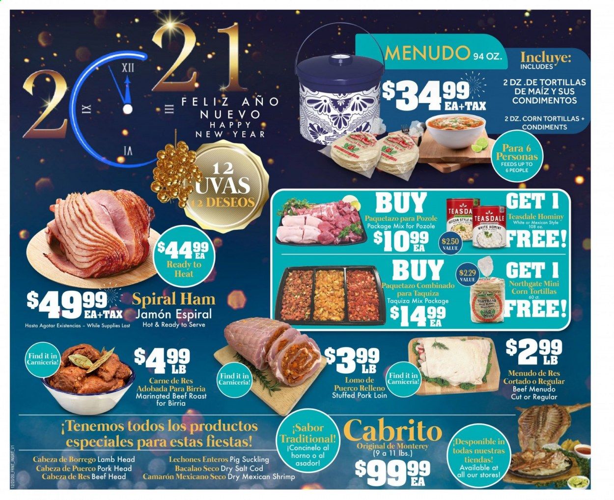 Northgate Market (CA) Weekly Ad Flyer December 23 to January 1