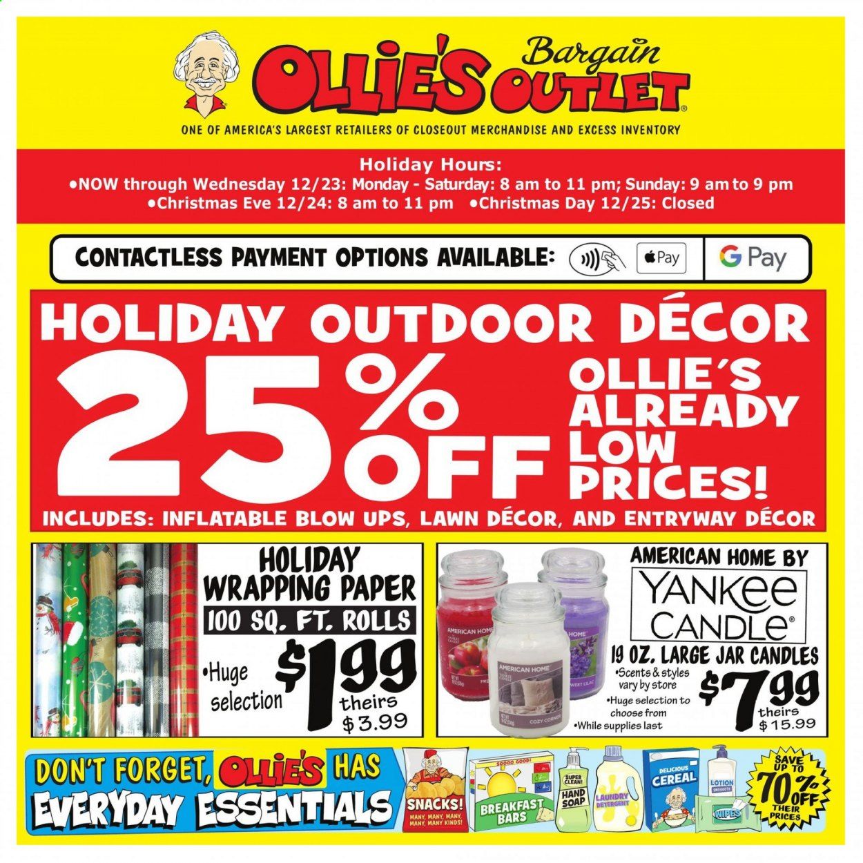 Ollie's Bargain Outlet Weekly Ad Flyer December 12 to December 30