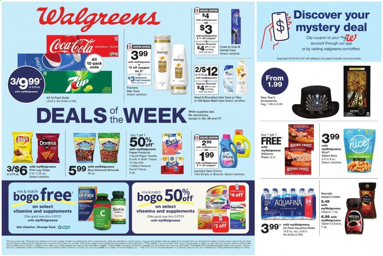 Walgreens Weekly Ad Flyer December 27 to January 2