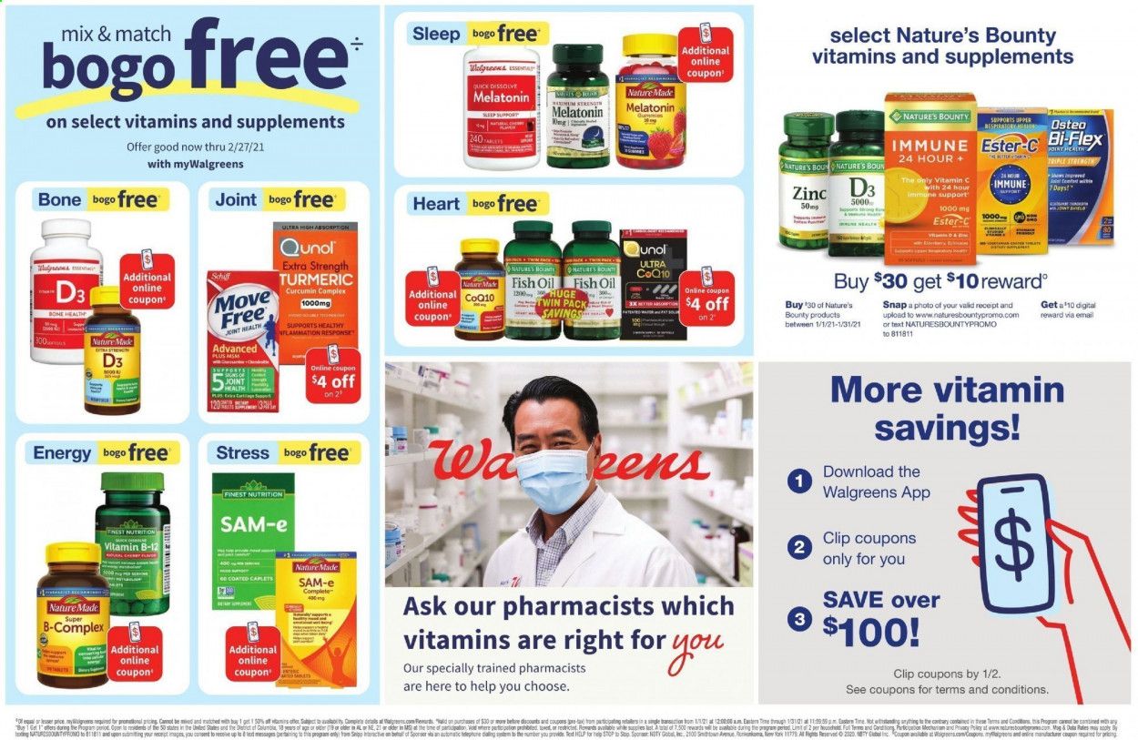Walgreens Weekly Ad Flyer December 27 to January 2