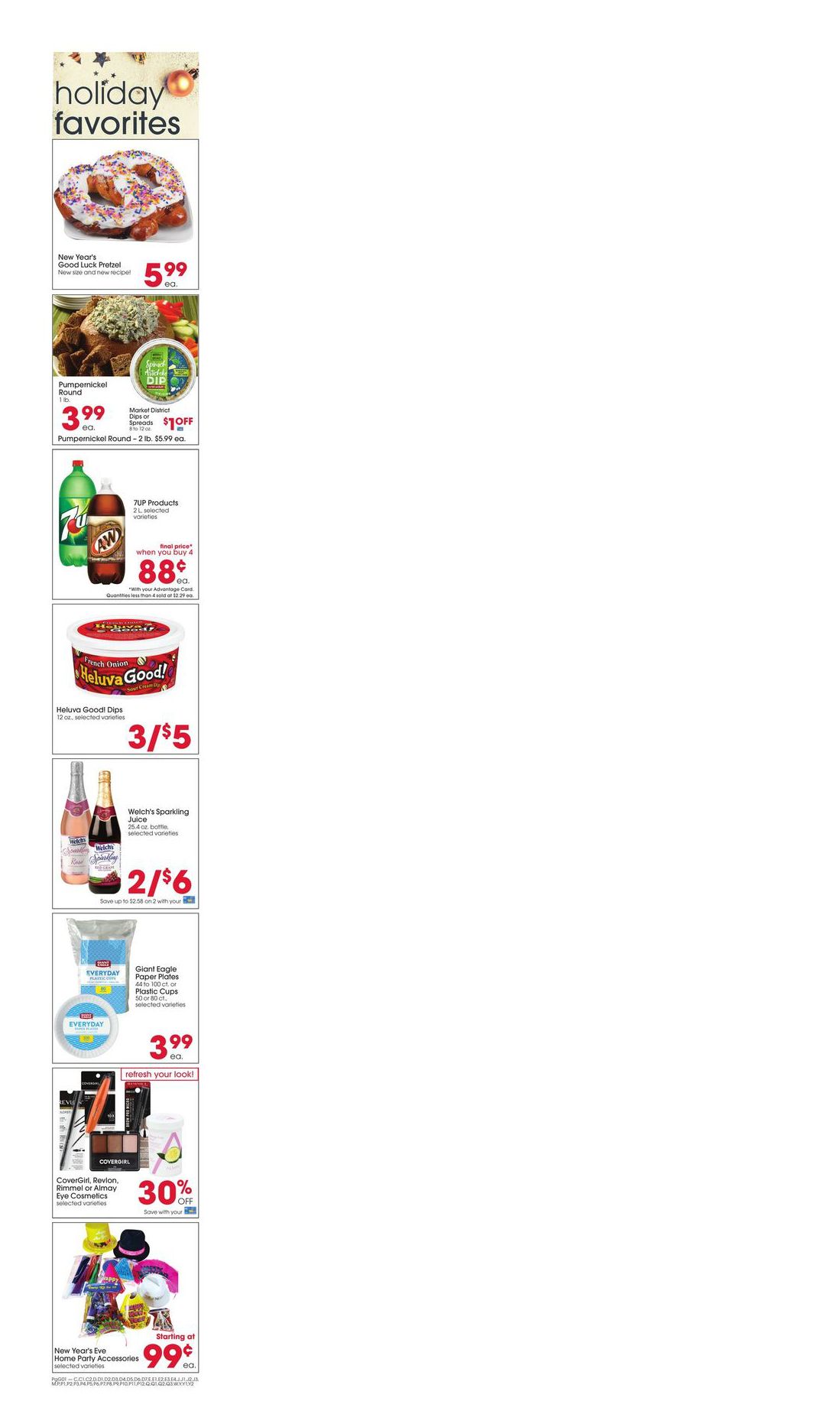 Giant Eagle Christmas Holiday Weekly Ad Flyer December 24 to December 30, 2020