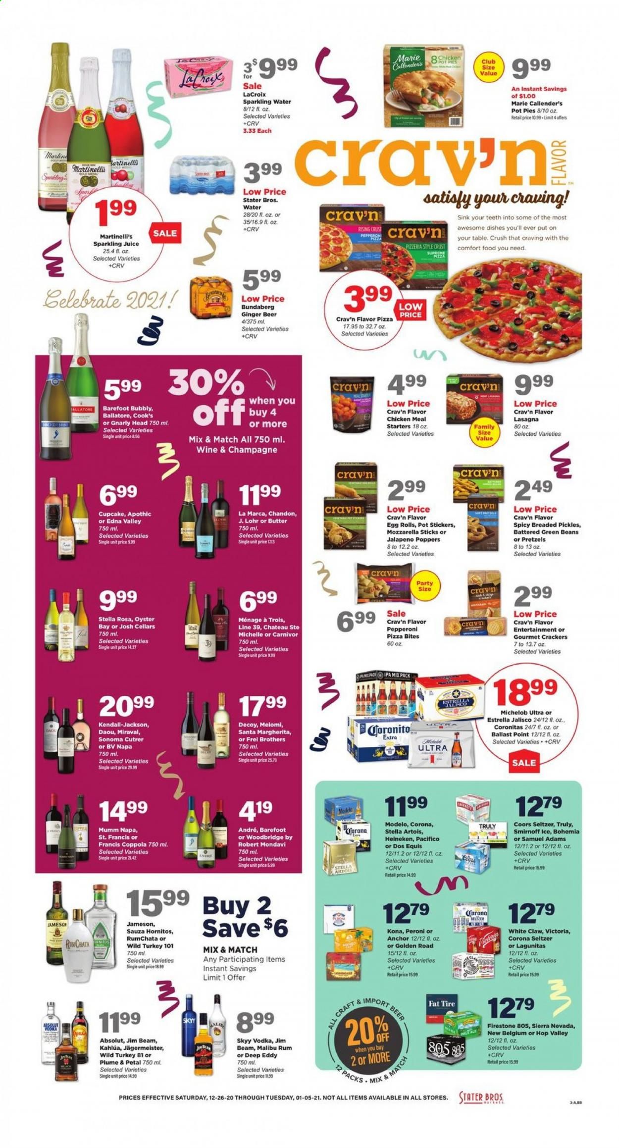 Stater Bros. Weekly Ad Flyer December 26 to January 5